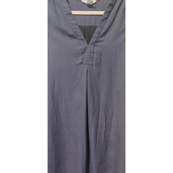 H&M Hi Lo Hem Shift Dress in Navy and Black Size 6 - Picture 5 of 10